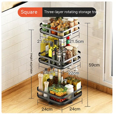 Multifunctional Kitchen Spice Rack