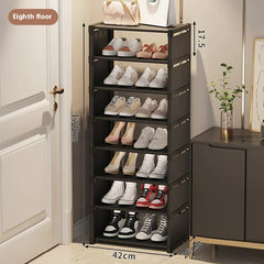 Simple Shoe Rack - Multi-Layer Space-Saving Storage Solution for Home Doorways