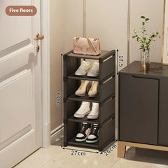 Simple Shoe Rack - Multi-Layer Space-Saving Storage Solution for Home Doorways