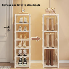 Simple Shoe Rack - Multi-Layer Space-Saving Storage Solution for Home Doorways